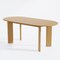 Homeroots 66" Natural Solid Wood Oval Dining Table 712852 - alternate 2