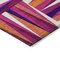 Homeroots 3' X 5' Red Purple And Copper Geometric Washable Indoor Outdoor Area Rug 598256 - alternate 2