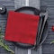 Smarty Had A Party Durable Classic Red Paper Beverage/Cocktail Napkins, 600PK 801031B-CASE - alternate 1