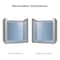 Fab Glass And Mirror Bypass Sliding Shower Door Sorrento Economy Series Adjustable 44in-48in Width 72in Height - Semi-F SHSO48X72BN - alternate 3