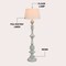 Jonathan Y Taylor 67" Rustic Farmhouse Spindled Resin LED Floor Lamp, Gray Wash JYL3000C - alternate 2