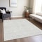 Homeroots 8' X 10' Silver And Gray Abstract Washable Indoor Outdoor Area Rug 599013 - alternate 2