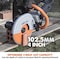 Evolutionpower Tools Electric Concrete Saw, 10 in, Premium Diamond Blade R255DCT - alternate 2