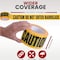 Pyle Barricade Tape, Do Not Enter, Yellow, 3 in Wide x 656 ft Length, Polyethylene PNECTX4 - alternate 2