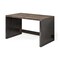Homeroots 52" Dark Brown and Gray Writing Desk 380202 - alternate 2