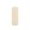 Homeroots Set of Two Ivory Flameless Pillar Candles, 2PK 633841 - alternate 1