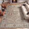 Jonathan Y Kisara Oushak Style Distressed Border Non-Slip Machine-Washable Beige/Cream 3 ft. x 5 ft. Area Rug PTN101E-3 - alternate 2