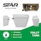 Star Water Systems Toilet Install System, Round Bowl, Floor Mount, Round S1201 - alternate 3