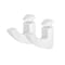 Dolle Scoop Maxi 4.9 in. H X 1.4 in. W X 4.1 in. D White Metal Shelf Clips 13411 - alternate 1