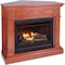 Bluegrass Living Vent Free Natural Gas Fireplace System, 26,000 BTU, Remote Control, Heritage Cherry Finish B300RTN-2-MHC - alternate 1
