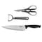 Gibson Soho Lounge 16 Piece Stainless Steel Cutlery Knife Set in Black With Acrylic Stand 82671.16RR - alternate 2
