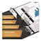 Quickfit D-Ring View Binder, 3 Rings, 5" Capacity, 11 x 8.5, Black 8707-01 - alternate 3