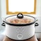 Brentwood Industries Scallop Pattern 4.5 Quart Slow Cooker in Stainless Steel SC-140S - alternate 2