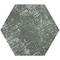 Apollo Tile 9 x 11 in. Textured Olive Green Porcelain Hexagon Wall and Floor Tile 8.07 sq ft/case, 16PK HEX88BORESMA - alternate 2
