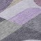 Homeroots 8' Purple Gray And Beige Round Geometric Washable Indoor Outdoor Area Rug 616738 - alternate 2