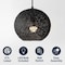 Jonathan Y Lacey 12" 1-Light Bohemian Minimalist Adjustable Rattan-Style Woven Rope Globe Basket LED Pendant, Bl JYL1134B - alternate 3