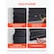 Vevor 8 x 4 ft Slat Wall Paneling PVC Black Garage Slatwall with Modular Design YLP-SS-8B-1 - alternate 2