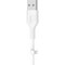 Belkin USB-A TO LTG, SILICONE, 2M, WHT CAA008BT2MWH - alternate 2