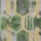 Homeroots 10' X 14' Green Gold And Silver Geometric Washable Indoor Outdoor Area Rug 618750 - alternate 2
