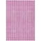 Homeroots 3' X 5' Blush And Ivory Striped Washable Indoor Outdoor Area Rug 595853 - alternate 2