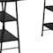 Homeroots 47" Black Wood and Metal Sled Computer Desk 489843 - alternate 2