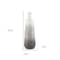 Homeroots 24" Gray And White Ombre Metal Table Vase 608334 - alternate 2