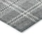 Homeroots 10' X 14' Gray Black And Ivory Plaid Washable Indoor Outdoor Area Rug 596344 - alternate 2