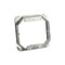 Abb 4 in Square Box Cover, 3/4 in Raised for Two Devices, 10PK 52 C 52 3/4 - alternate 3