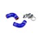 Hps Performance High Temp Reinforced Silicone Oil Cooler Coolant Elbow Hose Kit, Blue,  57-2068-BLUE - alternate 1