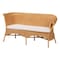 Bali & Pari Tamara Bohemian Light Honey Rattan 2-Piece Dining Nook Bench Set 258-14182-14183-ZORO - alternate 2
