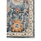 Homeroots 2' X 3' Blue and Orange Floral Stain Resistant Indoor Outdoor Area Rug 531504 - alternate 3