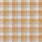 Homeroots 10' X 14' Orange Gray And Beige Plaid Washable Indoor Outdoor Area Rug 601421 - alternate 2