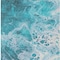 Homeroots 3' X 5' Teal Blue And Ivory Abstract Washable Indoor Outdoor Area Rug 618322 - alternate 2