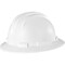 Ironwear High Density Polyethylene Full Brim Hard Hat Matte White Graphite 3970-W-CFMP - alternate 2