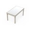 Homeroots 59" Silver Wood Dining Table 633123 - alternate 1