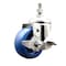 Service Caster 3 Inch 316SS Solid Polyurethane Swivel 1/2 Inch Threaded Stem Caster with Brake SCC-SS316TS20S314-SPUS-TLB-121315 - alternate 1