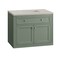James Martin Vanities Chicago 36" Single Vanity, Smokey Celadon, w/ 3 CM Siberian Silestone Top 503-V36-SC-3SFR - alternate 2