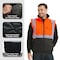 Protectx Winter Safety Vest, Class 2 High Visibility with Pockets, Orange ST-WV300D-ORBK-L - alternate 2