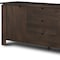 Homeroots 79in Brown Solid Wood Three Drawer Sideboard Soft Close with Two Doors 611011 - alternate 3