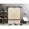 Sartodoors Barn Bypass Doors with 6.6ft Hardware, Planum 0012 Natural Veneer and Aluminum Strips, Sturdy Heavy PLANUM0012BBB-SHP-6096 - alternate 1