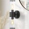 Jonathan Y Quinn 15.5" 2-Light Farmhouse Industrial Iron/Acrylic LED Sconce, Oil Rubbed Bronze/Clear JYL9913C - alternate 3