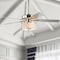 Jonathan Y Circe 52" 3-Light Transitional Glam Drum Shade LED Ceiling Fan With Remote, Chrome JYL9607A - alternate 2