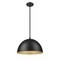 Z-Lite Vega Matte Black 1 Light Pendant 4501P16-MB - alternate 2