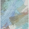 Homeroots 8' X 10' Sky Blue And Teal Blue Abstract Washable Indoor Outdoor Area Rug 611255 - alternate 3