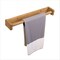 Homeroots 16in Traditional Solid Teak Towel Bar 475857 - alternate 2