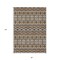 Homeroots 8' X 10' Taupe Brown And Ivory Moroccan Washable Indoor Outdoor Area Rug 594355 - alternate 2