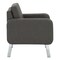Office Star Armchair, Gray Seat, Gray Back, 26 in W 26 3/4 in L 33 1/2 in H, Polyurethane Seat SL5601-P52 - alternate 2