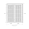Sartodoors Solid French Double Doors 48 x 96in, Quadro 4113 Matte Black Frosted Glass QUADRO4113DD-BLK-4896 - alternate 3