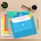 C-Line Products Poly Xl Reusable Envelope, Ltr Size, Side Load, Color May Vary, PK36 58000-DS - alternate 2