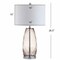 Jonathan Y Juliette 26.5" Glass/Metal LED Table Lamp, Smoked Gray JYL4009A - alternate 3